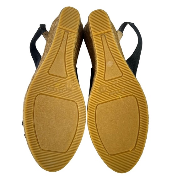 Viscata Calella Canvas Espadrille Platform Wedges‎ Sling Back Size EU41 US10 - Picture 9 of 11